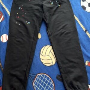 Spyder Black Joggers with Sleek Design